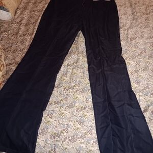 Classic Black Wide-Leg Pants